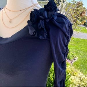 Mikarose Navy Blue Top size XS